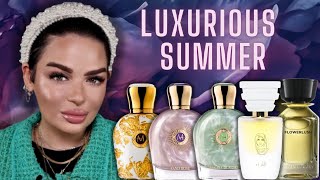 👑 SUMMER PERFUMES BUT MAKE IT FEEL LUX  MASSIVE PERFUME HAUL  Paulina Perfumes [upl. by Ainslie]