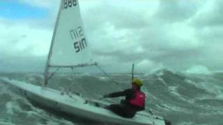 Laser sailing big air and waves [upl. by Eenehs]