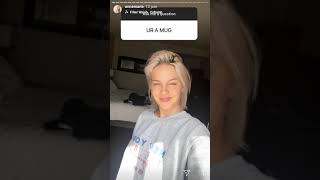 Anne marie answer about relationships with ed sheeran Q and A instagram [upl. by Granniah671]