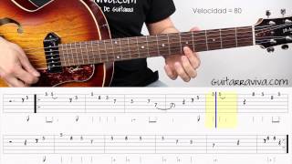 BLUES 005  Como tocar un blues en guitarra como se toca blues guitarra gratis tutorial completo [upl. by Ariay]