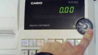 Casio PCR262 Electronic Cash Register eBay Testing Video [upl. by Jovitta550]