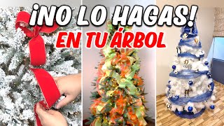 LOS 10 ERRORES más COMUNES al DECORAR el ARBOL de NAVIDAD en 2024 [upl. by Cherish978]