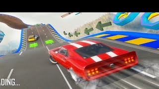 maga ram car 🚗 games jump baik racing jumping gadi wala game jcb [upl. by Yannodrahc605]