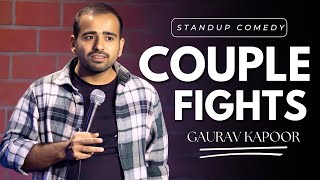 COUPLE FIGHTS  Gaurav Kapoor  Stand Up Comedy  Audience Interaction [upl. by Nagle175]