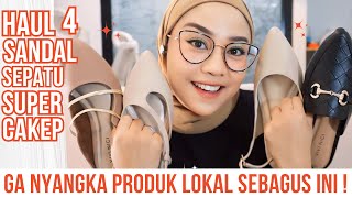 HAUL SHOPEE SANDAL WANITA TERBARU UNTUK LEBARAN MURAH BAGUS  EDISI RAMADHAN 2024  TYAS PRADA [upl. by Katt]