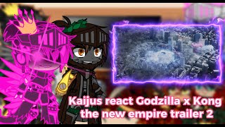 Kaijus reaccionan a Godzilla x Kong The New Empire trailer 2 [upl. by Nwahsed269]