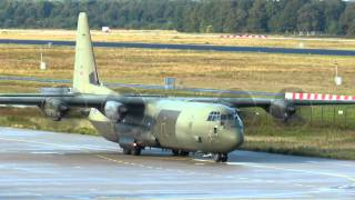 Eindhoven Airbase 22092012C130 Transall Departure Market Garden 2012 Part 1 2 [upl. by Ennaillek371]