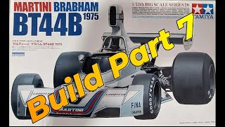 Tamiya 112 Scale Martini Brabham BT44B Build Part 7 Formula 1 Car [upl. by Dianna863]