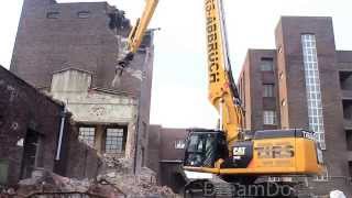 CATERPILLAR 349E LONGFRONT EXCAVATOR HIGH REACH DEMOLITION MACHINE [upl. by Ecerehs]