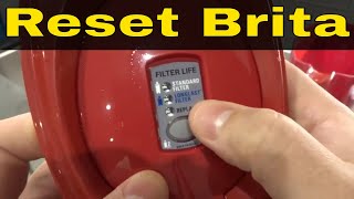 How To Reset Brita Water Filter Indicator After Changing ItTutorial [upl. by Parish]