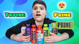 Trying Prime drink for the First time  Taste review 😋  Ibraheem vlogs [upl. by Kara]