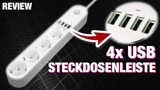 Steckdosenleiste für quotVielgeräteladerquot  4 Steckplätze  4 x USB im TEST REVIEW [upl. by Nyliac757]