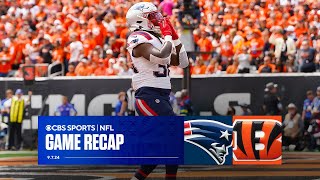 Jerod Mayo gets first win as Patriots DEFEAT JaMarr Chase Bengals  Game Recap [upl. by Pretrice]