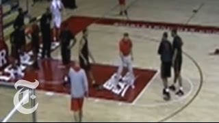 Shocking Viral Video Helps Oust Mike Rice Rutgers Basketball Coach  The New York Times [upl. by Nylyahs738]