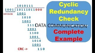 Data Communication Error detection and correction CRC Methods in bangla [upl. by Nodab]