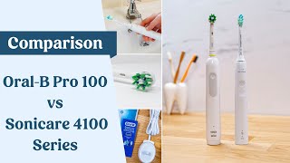 Philips Sonicare 4100 Series vs OralB Pro 1000 [upl. by Shoshanna]