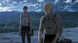 Eren vs Reiner e Berthold  DUBLADO🇧🇷 Shingeki no kyojin [upl. by Ocnarf]