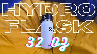 Hydro Flask 32 oz Review Stay Hydrated My Friends [upl. by Nnylkoorb33]