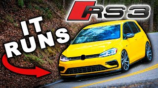 Will it FINALLY START IT RS3 Swapped Golf R  Part 3 [upl. by Portuna167]