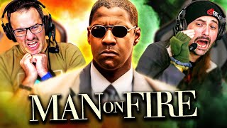 MAN ON FIRE 2004 MOVIE REACTION FIRST TIME WATCHING Denzel Washington  Full Movie Review [upl. by Ainitsirk]