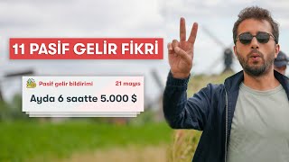 11 Pasif Gelir Fikri  Oturduğun yerden 5000 kazan 🤩 [upl. by Jarv]