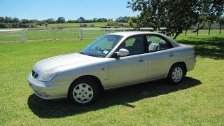 1999 Daewoo Nubira SX NZ New Sedan 1 RESERVE Cash4CarsCash4Cars  SOLD [upl. by Alejandrina]