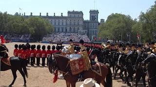 Trooping the Colour Colonels Review 100623Mounted Band of the Household Cavalry [upl. by Marjorie56]