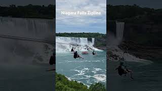 Niagara Falls Zipline  나이아가라 폭포의 멋진전망을 감상하는 짚라인 [upl. by Muhcon]