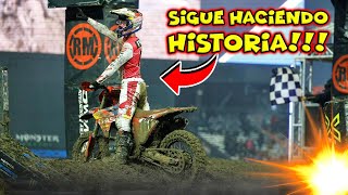 JORGE PRADO HACE HISTORIA en el AMA SUPERCROSS💥 San Francisco [upl. by Kronfeld]