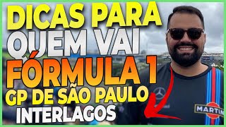 DICAS PARA QUEM VAI AO GP F1 DE SÃO PAULO  INTERLAGOS  FÓRMULA 1 2022 [upl. by Laira]