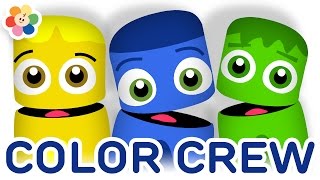 Color Collection 8 Green Blue Yellow  Best Color Learning Videos for Kids  Color Crew  BabyFirst [upl. by Ardaed353]