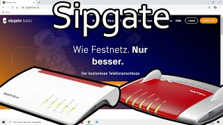 Sipgate Rufnummer in der Fritzbox einrichten [upl. by Enayd]