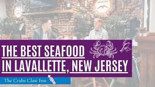 The Best Seafood in Lavallette New Jersey  Full Interview with Restaurant Owner at Crabs Claw Inn [upl. by Aidnis740]