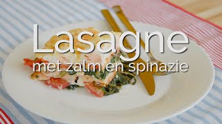 Hoe maak je lasagne met zalm en spinazie PuurGezond [upl. by Remat]