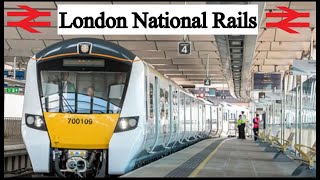 London National Rails  Travelling from Farringdon to East Croydon [upl. by Milburr955]