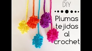 Plumas tejidas al crochet [upl. by Walke112]