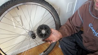 How to Upgrade a Bicycle from Freewheel to Freehub and Cassette [upl. by Gladwin128]