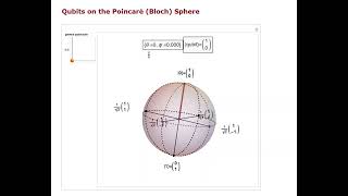 Demo of the Poincare Bloch Sphere [upl. by Rehpotirhc]