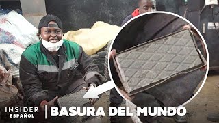 Joven inventora crea ladrillos con residuos de plástico  Basura del mundo [upl. by Armin]