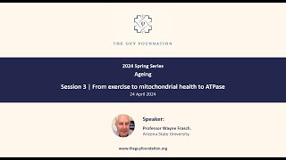 Wayne Frasch 2024 From exercise to mitochondrial health to ATPase [upl. by Warren]