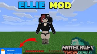 ELLIE MOD FOR MINECRAFT POCKET EDETION 121  HOW to Download Ellie mod [upl. by Attegroeg]