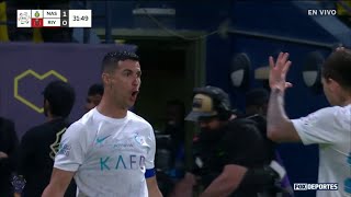 🔥 GOL DE CRISTIANO RONALDO  Al Nassr 10 Al Riyadh  Jornada 16  SPL 2023 [upl. by Akeem509]