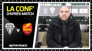 ANGERS SCO  QUEVILLYROUEN  Conférence de presse daprèsmatch [upl. by Schenck]