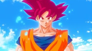 Goku se transforma en SSJ DIOS por primera vez  LA BATALLA DE LOS DIOSES PELICULA  AUDIO LATINO [upl. by Thalia]