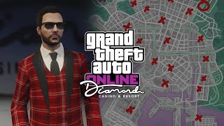 Ubicaciones TODOS los Naipes Desbloquear Atuendo EXCLUSIVO GTA ONLINE Diamond Casino amp Resort [upl. by Nomad]