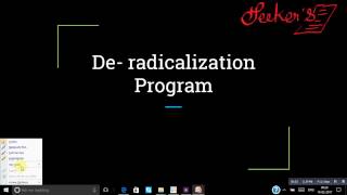 Deradicalization Program [upl. by Nnyllatsyrc]