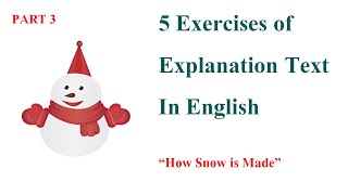 5 Exercises of Explanation Text in English Part 3  Reading Exercise in English [upl. by Mccready]