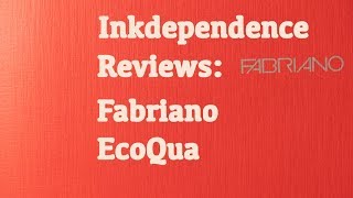 Paper Review Fabriano Ecoqua A5 [upl. by Adnohser]