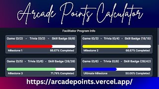 The Arcade Points Calculator System  Google Cloud Arcade 2024  Facilitator Program  HelloArgha [upl. by Kentigera476]