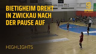 BSV Sachsen Zwickau  SG BBM Bietigheim  Highlights  7 Spieltag HBF  SDTV Handball [upl. by Hightower]